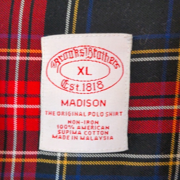 Brooks Brothers Madison Relaxed Fit Button Down Shirt, XL - Picture 4 of 9